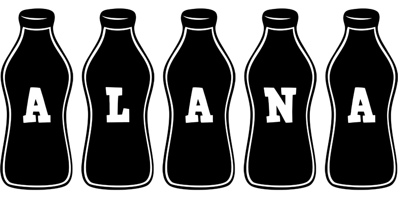 Alana bottle logo