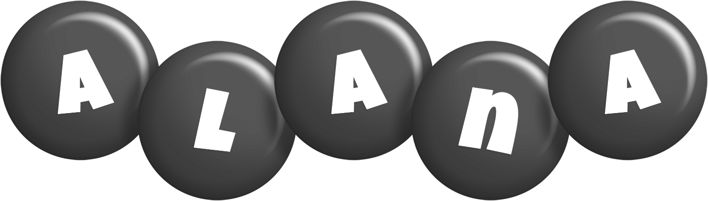 Alana candy-black logo