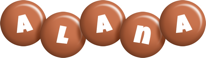 Alana candy-brown logo
