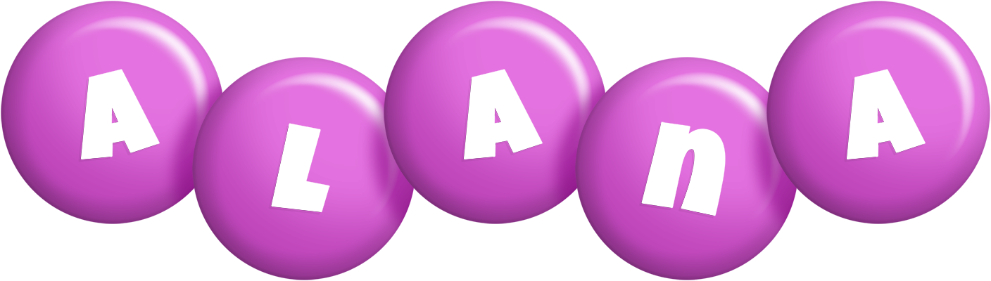 Alana candy-purple logo