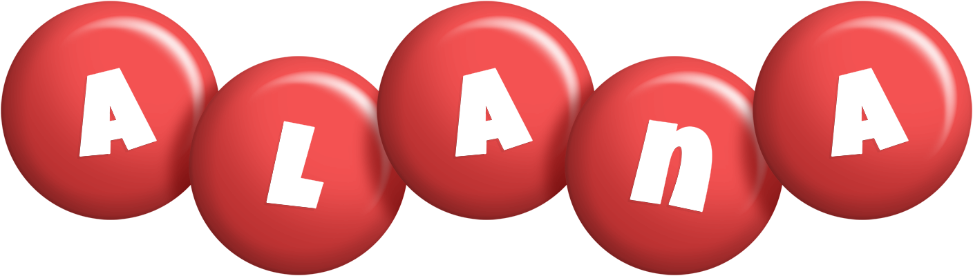 Alana candy-red logo