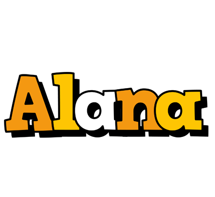 Alana cartoon logo