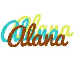 Alana cupcake logo