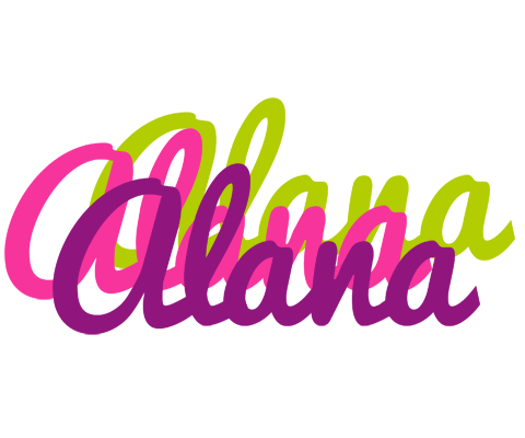 Alana flowers logo
