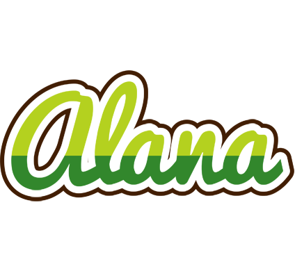 Alana golfing logo