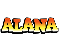 Alana sunset logo