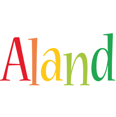 Aland birthday logo