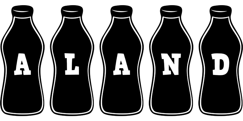 Aland bottle logo