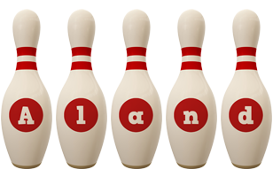 Aland bowling-pin logo