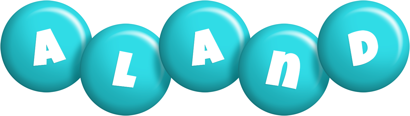 Aland candy-azur logo