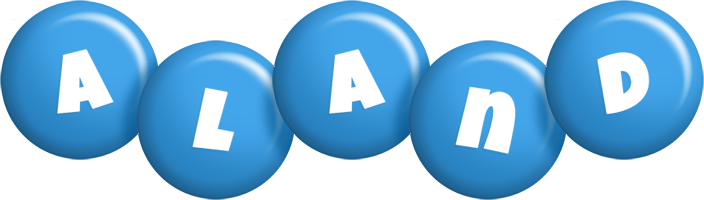 Aland candy-blue logo