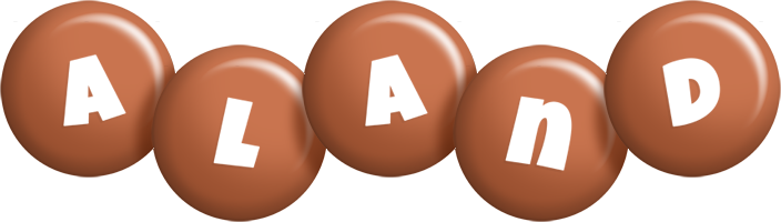 Aland candy-brown logo