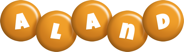 Aland candy-orange logo