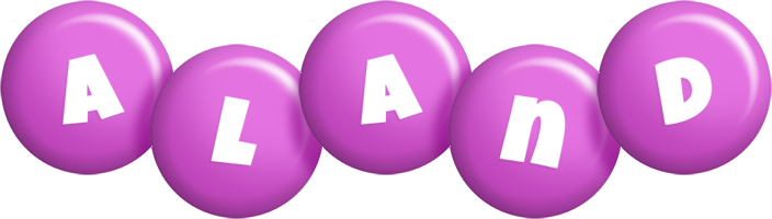 Aland candy-purple logo