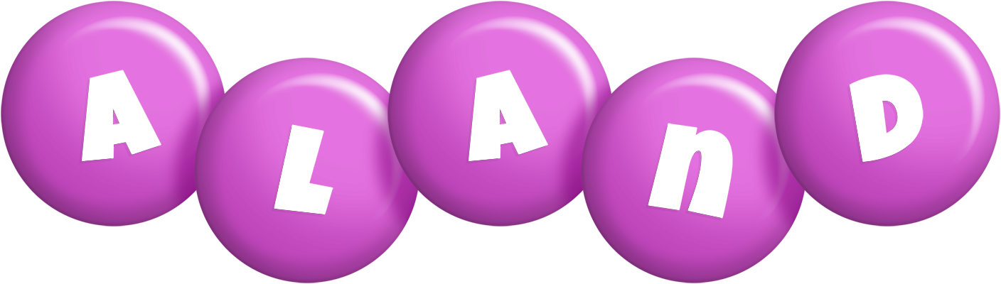 Aland candy-purple logo