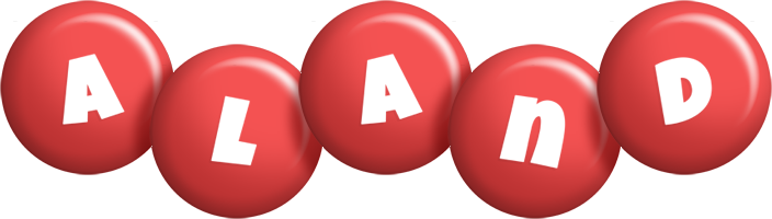 Aland candy-red logo