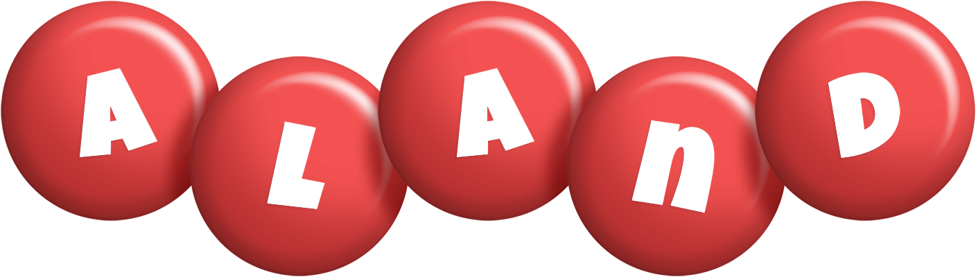 Aland candy-red logo