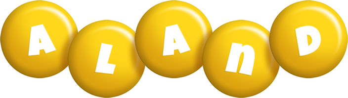 Aland candy-yellow logo