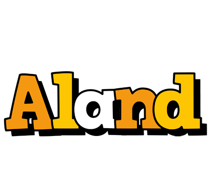 Aland cartoon logo