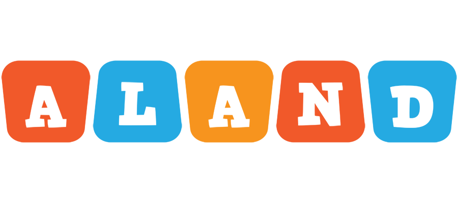 Aland comics logo