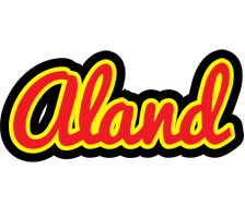 Aland fireman logo