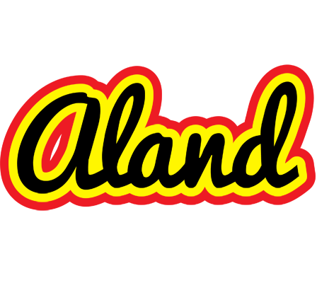 Aland flaming logo
