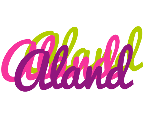 Aland flowers logo