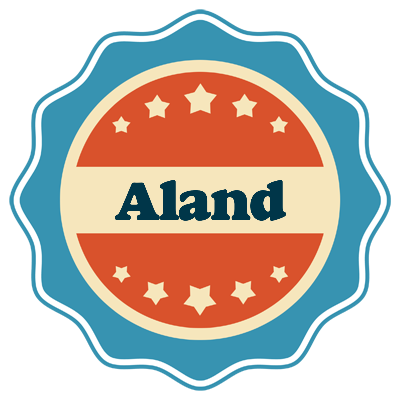 Aland labels logo