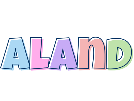 Aland pastel logo