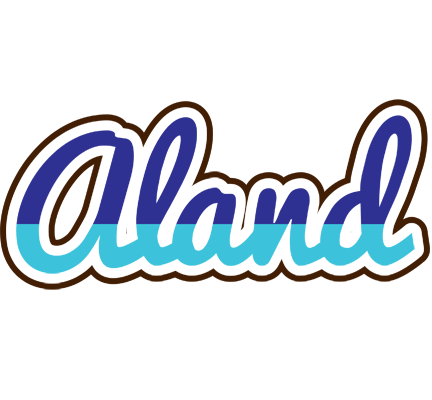 Aland raining logo