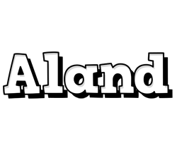 Aland snowing logo