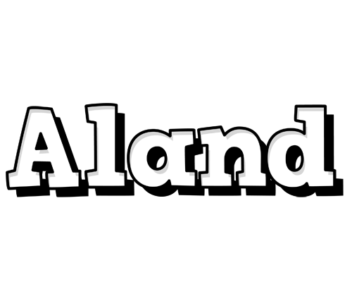 Aland snowing logo