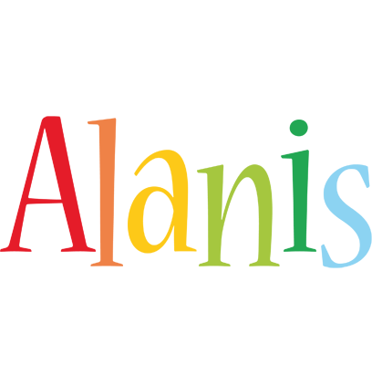 Alanis birthday logo