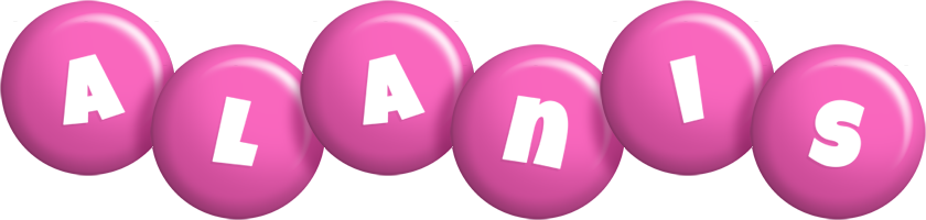 Alanis candy-pink logo