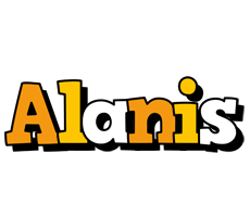 Alanis cartoon logo