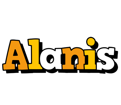 Alanis cartoon logo