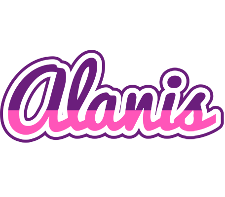Alanis cheerful logo