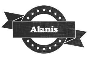 Alanis grunge logo