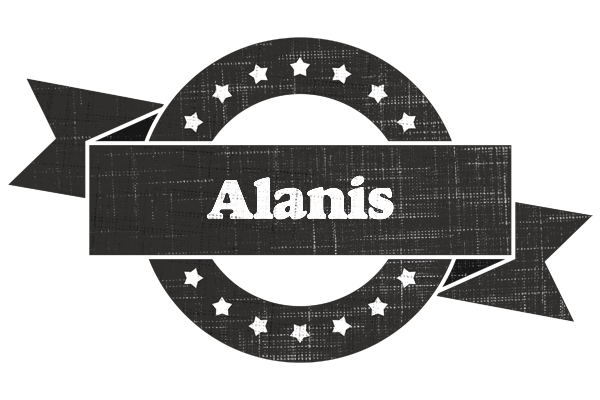 Alanis grunge logo