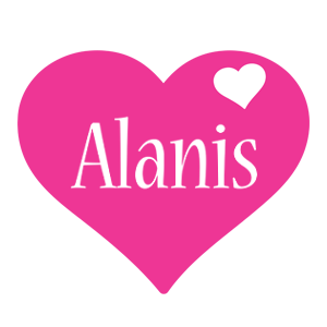 Alanis love-heart logo