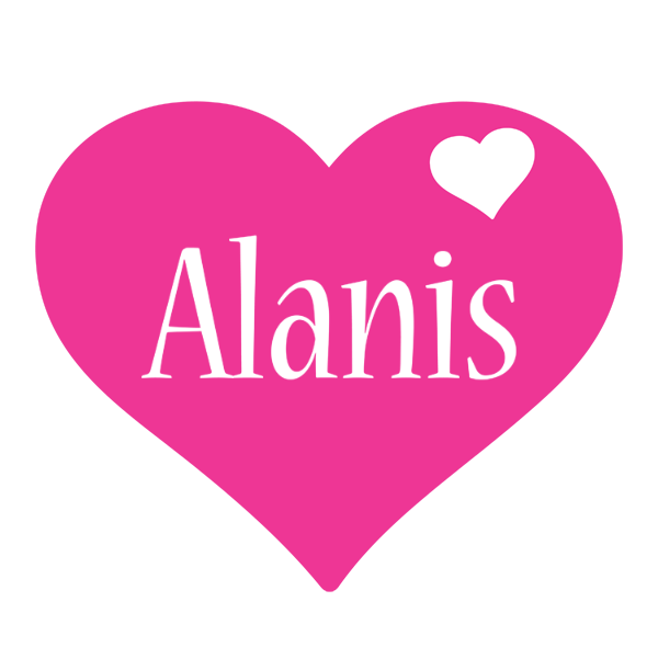 Alanis love-heart logo