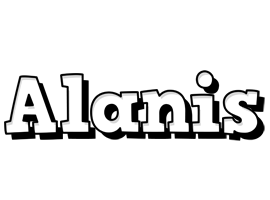 Alanis snowing logo