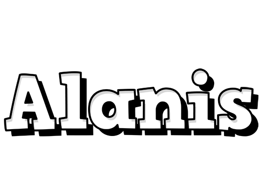Alanis snowing logo
