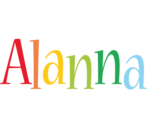 Alanna birthday logo