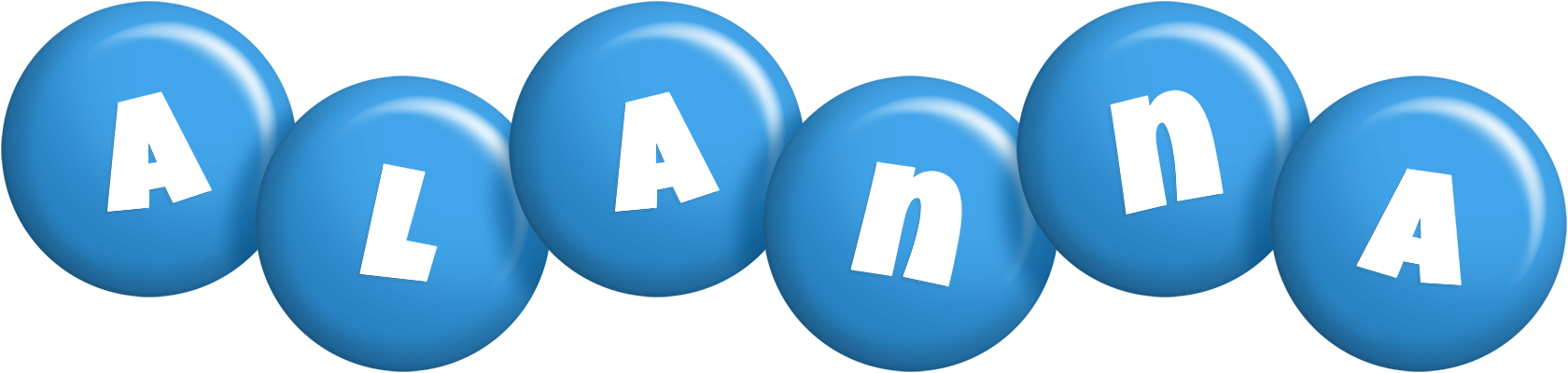 Alanna candy-blue logo