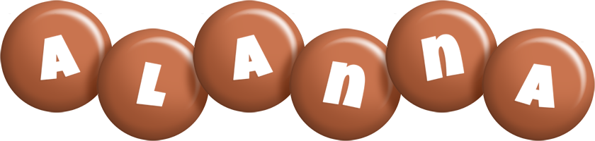 Alanna candy-brown logo