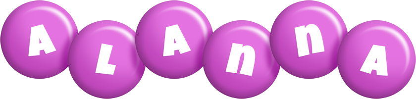 Alanna candy-purple logo