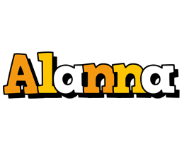 Alanna cartoon logo