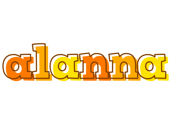 Alanna desert logo