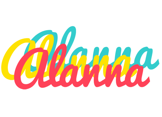 Alanna disco logo